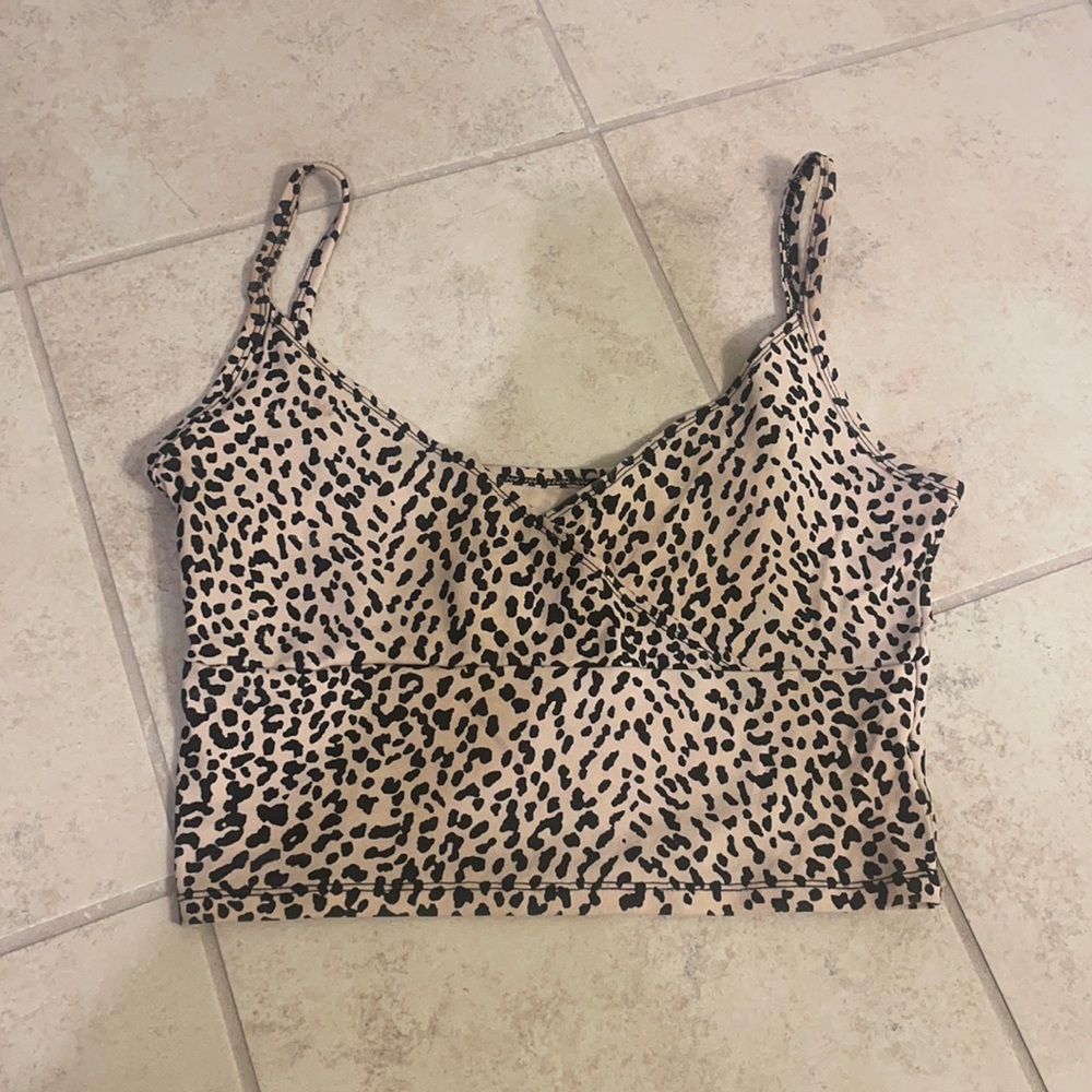 SHEIN, tank top, size medium, cheetah print